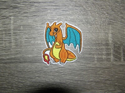 Charizard Fire Pokemon Character Embroidered Iron On Patch 2.25