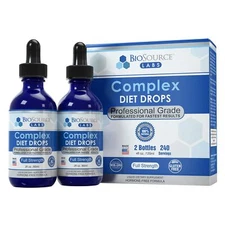 BioSource Labs Complex Diet Drops – Best Natural Drops for Men and Women 2 Bo...