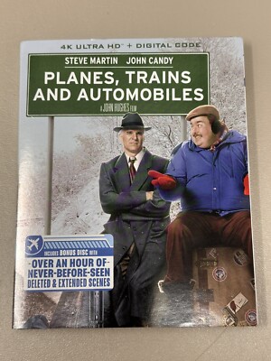 Planes, Trains and Automobiles 4K Ultra UHD & Blu-Ray Slipcover - NEW SEALED