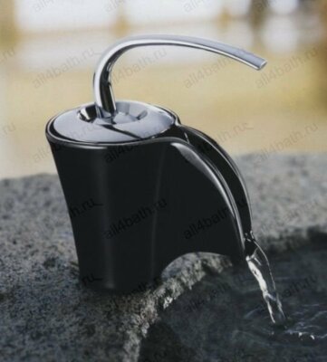 Kohler Vas K-11010-7 Black Ceramic Bathroom Faucet