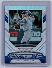2021 Panini Prizm #CS4 Justin Turner Championship Stage Silver Prizm