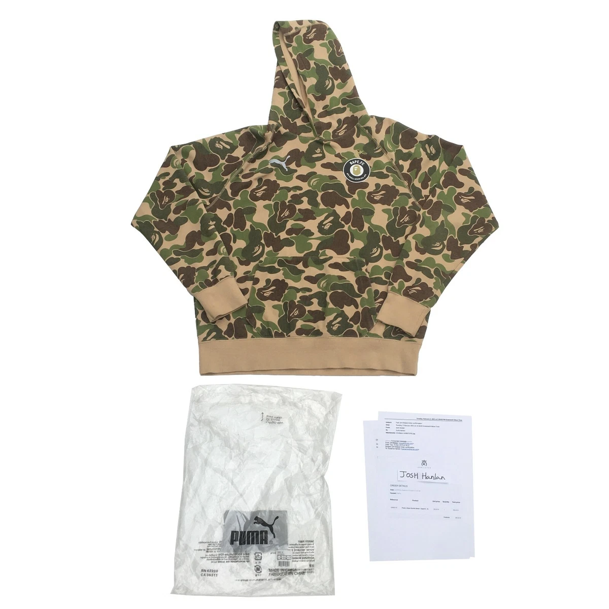 Bape x hotsell puma hoodie