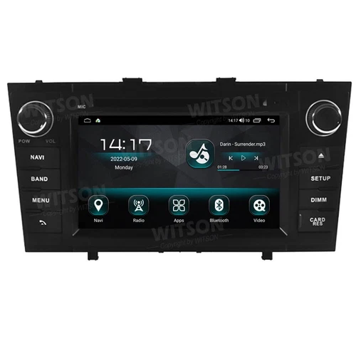 7" Car Radio For Toyota Avensis T27 2009-2013 Android 15 Stereo Carplay 8 Core