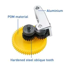 Upgrade Hardened Steel Extruder Gear Assembly For Bambu Lab P1P X1 Carbon X1C