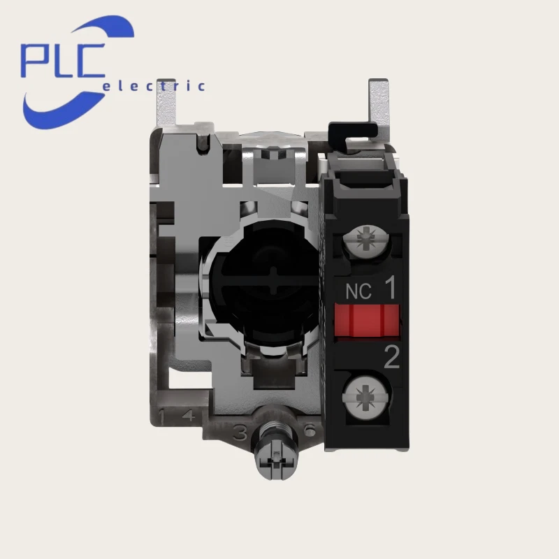 Nuevo Con Caja Schneider XB4BA4322 Ø22 Botón Rojo Cabeza Plana Reset Blanco Marcado O Foto 3 de 3