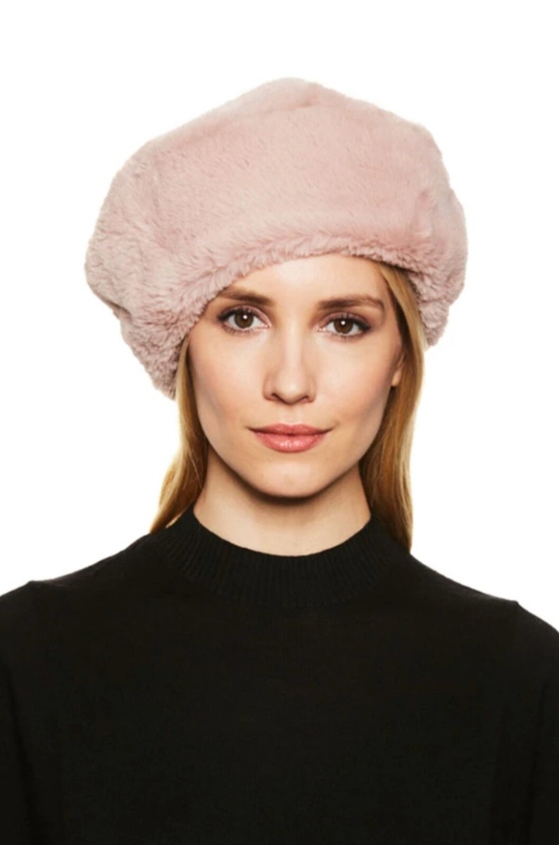 Eugenia Kim Faux Fur Beret in Pink | eBay display picture 2