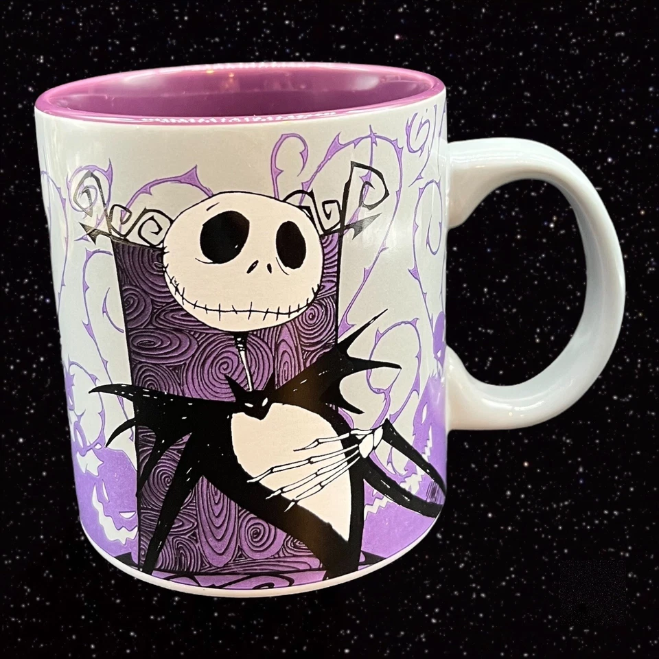 Taza Pesadilla antes de Navidad Purple Buffalo Disney Tim Burton 20 OZ Foto 2 de 4