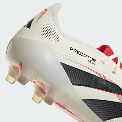 adidas Soccer Cleats PREDATOR ELITE AG Off White/Core Black adidas Soccer Cleats PREDATOR ELITE AG Off White/Core Black