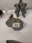 Lot of 8 Elephant Figurines, Wood, Porcelain, Crystal, Resin etc. — photo 8