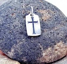 Retired James Avery Cross Pendant Unisex Sterling Silver