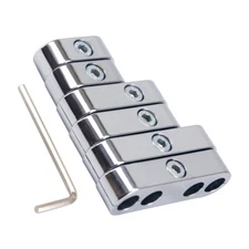 7mm 8mm Spark Plug Wire Separators Looms Chrome Mopar Ford Chevy Mustang 9723