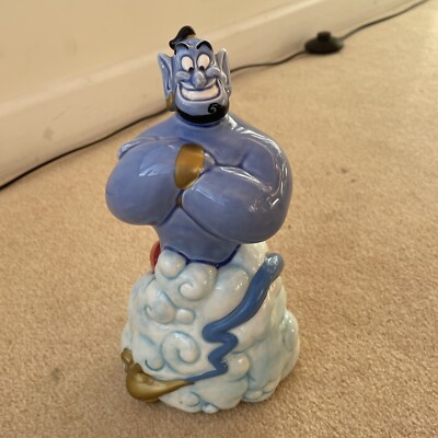 Selten Disney Südkorea Aladdin Genie Vintage Sparschwein Spardose Disneyland