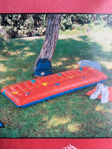 VINTAGE Sevylor CM33 Inflatable Single Sleeper Indian Design 1980s Aztec Float - Picture 3 of 12