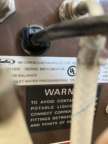 Cornelius Carbonator balance Part# 416411000 - Picture 11 of 22