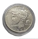 1934 S San Francisco Mint High Relief Peace Large Silver One Dollar MS