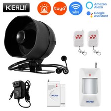 WiFi Wireless Home Alarm System Garage Anti-Theft Siren Alert Security Burglar
