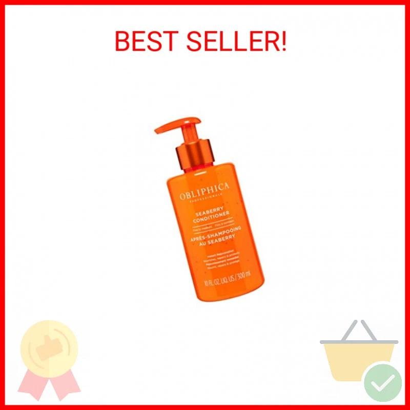 Condicionador Obliphica Seaberry para cabelos finos e médios - Sem frizz, nutrido, a - Imagem 2 de 2