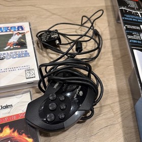 Sega Saturn Console w/ 2 Controllers Cables  Tested Working 1996 and game bundle