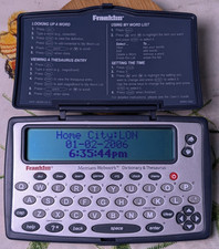 Pocket Handheld Franklin MWD 460 Merriam Webster Electronic Dictionary Thesaurus