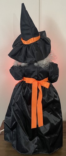 Zucca strega animata vintage 1986 Telco Motionettes Halloween - Foto 3 di 6