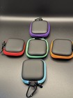 Pick ONE EVA Hard Zipper Travel Cases w/ Carabiner for Earbuds Headphones