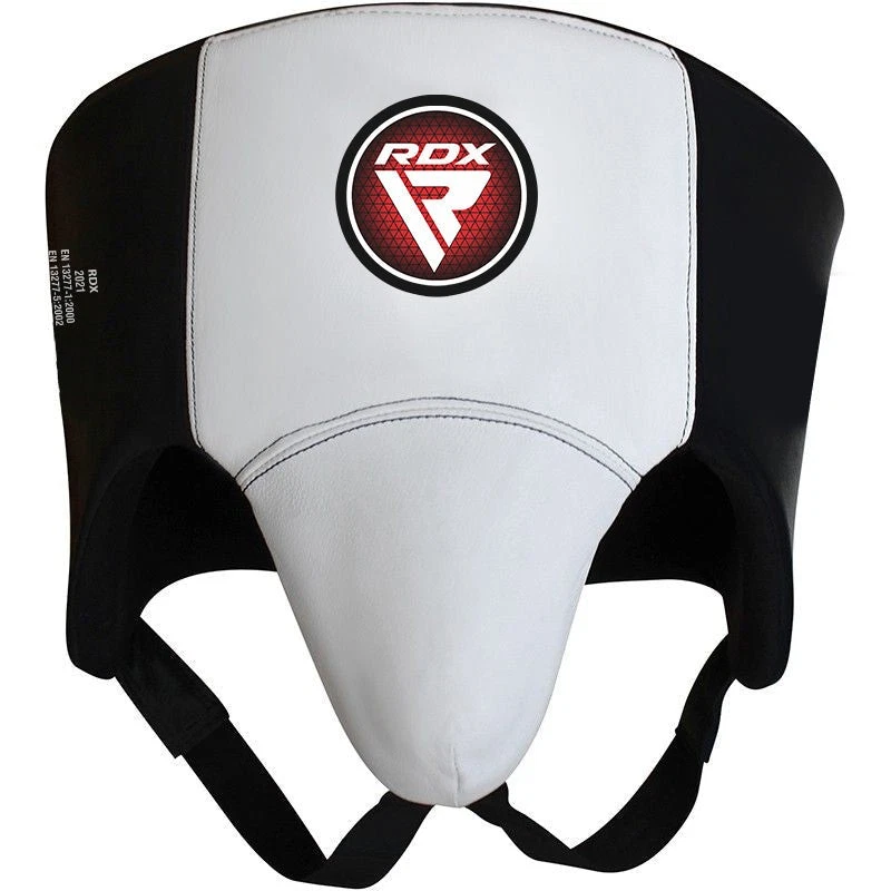 Liesbeschermer Boksen MMA Mannelijke Elastische Jockstrap Lederen Liesbeschermer Mannen BJJ Kick Sparring Training Muay Thai Vechten Bescherming Matrial Arts Buikondersteuning (S, ZWART