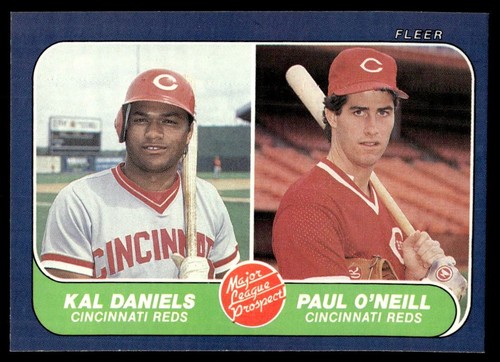 Kal Daniels, Paul O'Neil #646 1986 Fleer card