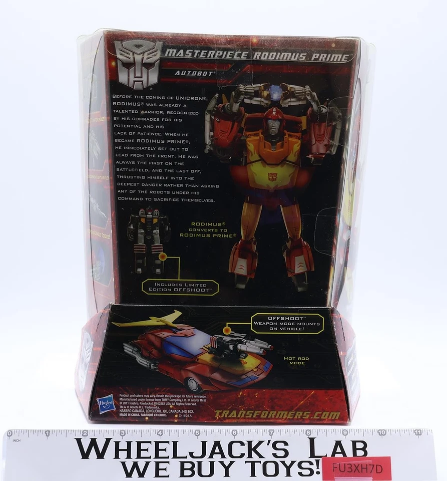 Rodimus Prime Transformers Masterpiece 2011 Hasbro Action Figure NEW SEALED - Image 3 of 4