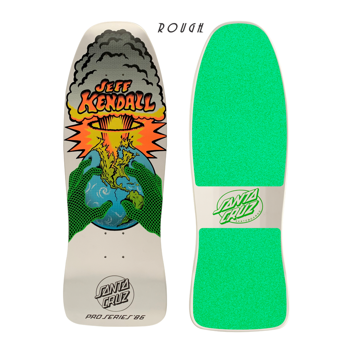 Die-Cut Style Skateboard Grip Tape for Santa Cruz Kendall End of