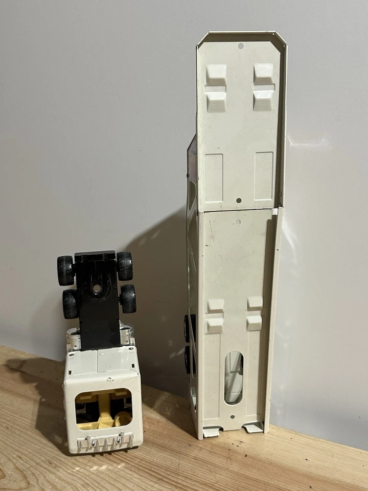 Nylint Car Carrier 1/24 Scale Pressed Steel Nice Condition White 6436 - Image 4 of 4