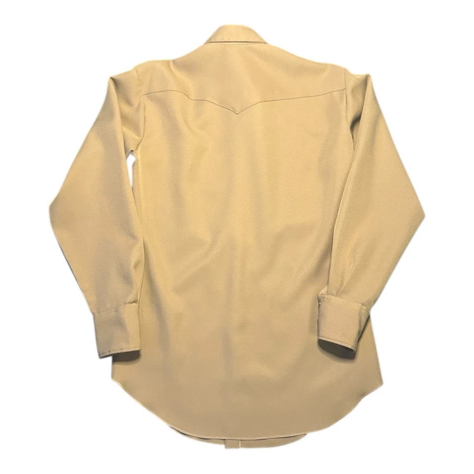 Camisa babero H Bar C cola larga California Ranchwear Western Pearl talla 15 Foto 2 de 3