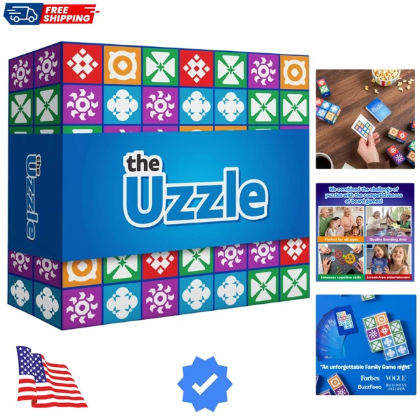 The Uzzle 3.0 Board Game Family Board Games for Children Adult Block Puzzle Game