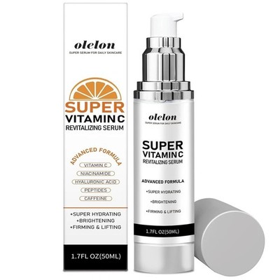 Super Vitamin C Serum Korean Skincare Hydrating, brightening, firming 1.7 oz NIB