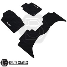 Fiat Fullback/ Mitsubishi L200 15-21 Double Cab Rubber Floor Mats