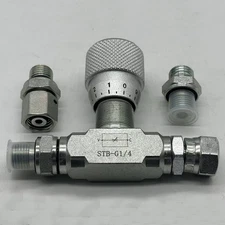 STB-G1/4 Mini Excavator Hydraulic Flow Control Valve For AGT and Other
