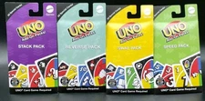 UNO Add-on Bundle Packs: Speed/Stack/Reverse/Swap - Increase FUN & the Penalty!!