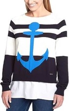 Tommy Hilfiger Combo Cotton Ladies Jumper - Size L - 5 items free Au post