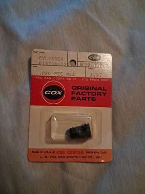 COX*NWT*Cylinder, Piston & Rod Pee Wee .020 #1075