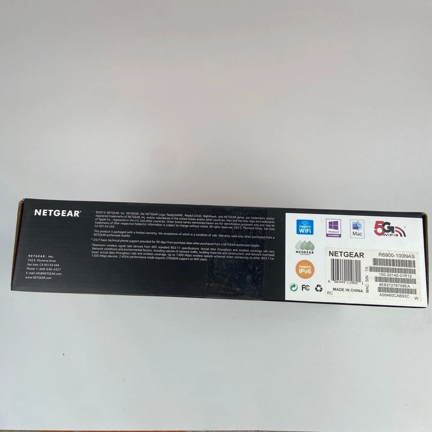 Netgear Nighthawk R6900 AC1900 Smart WiFi Router Dual Band Gigabit New - Image 4 of 4