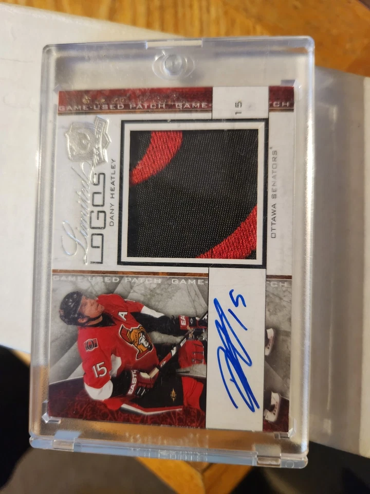 2008/09  Upperdeck  Auto  Limited  Logos  Dany  Heatley  21/50 - Image 3 of 4