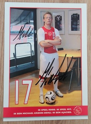   Michael Krohn-Dehli   Ajax Amsterdam   Autogrammkarte 2006/2007  