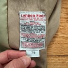 Vintage London Fog Bomber Jacket 1970s 7/8 Beige Tan Lightweight Cotton Poly — photo 7