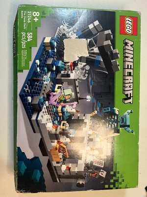 LEGO Minecraft The Deep Dark Battle (21246)   584 pcs   Damaged Box