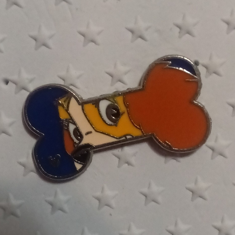 Disney Lady And The Tramp Bone-Shaped Enamel Pin Disney Single