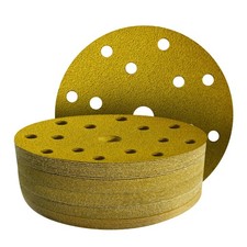 Schleifpapier 150mm Klett 60 K&ouml;rnung 50 St&uuml;ck Exzenterschleifer Holz Metall K...