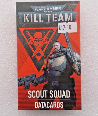 Games Workshop 103-75 Warhammer 40k Kill Team ''SCOUT SQUAD'' Data Cards