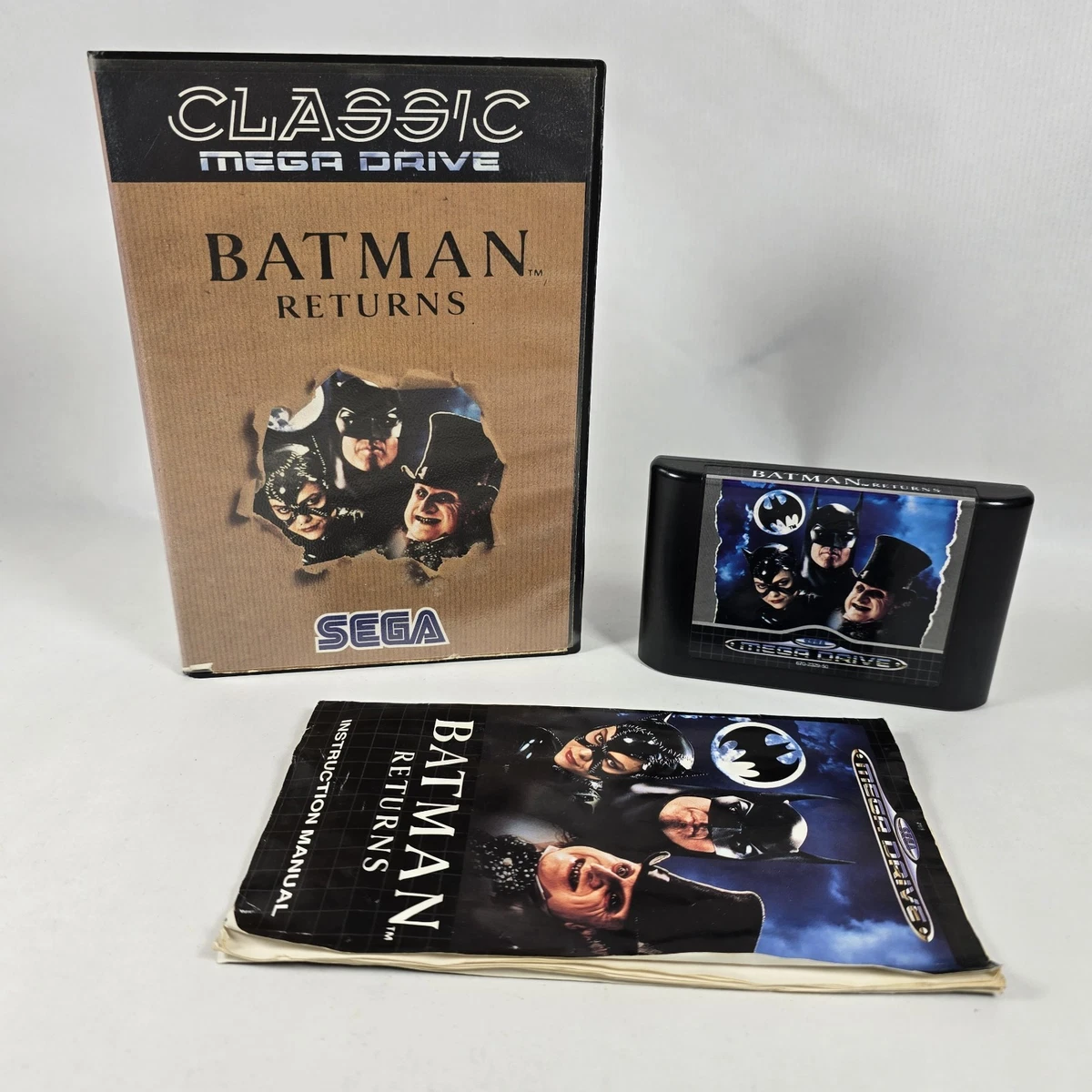 Batman Sur Sega Megadrive - Complet PAL CIB - Rare Et Quasi Neuf