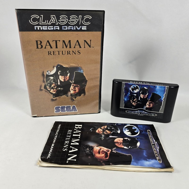 Batman Returns Classic Sega Mega Drive Game PAL UK Complete
