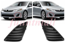 Pair Fog Light Cover Set For 2012-2014 Toyota Camry L LE XLE TO1039147 TO1038147