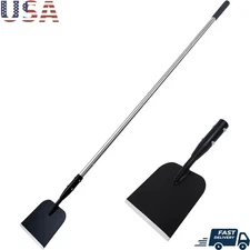 Durable Snow Shovel Adjustable Handle Multi-Functional Ice Scraper Floor Scraper